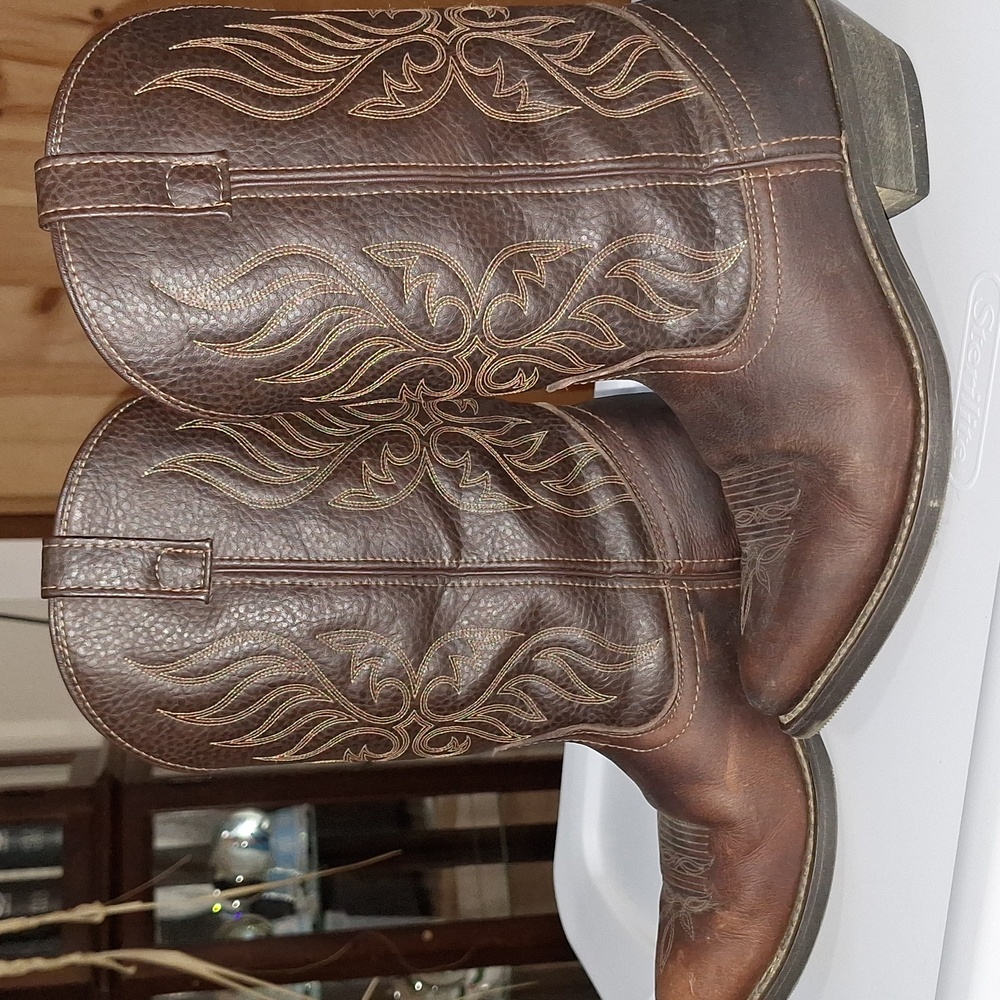 Laredo Brown Leather Women's Boot - Picture 3 of 5